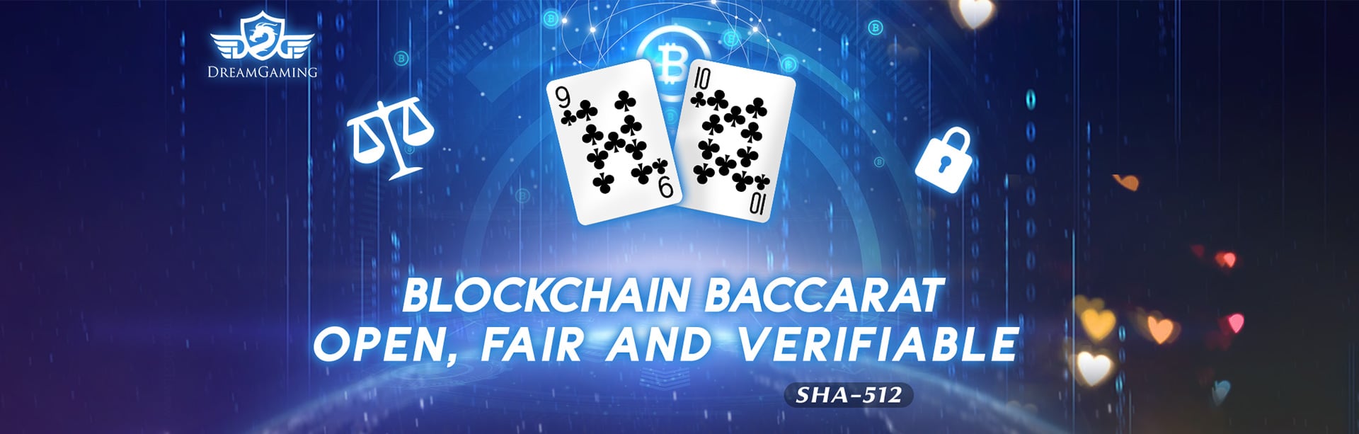DREAMGAMING - BLOCKCHAIN BACCARAT BANNER